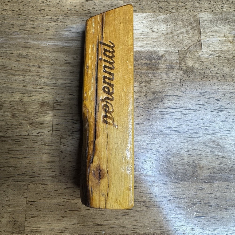 Perennial Beer Tap Handle, Pure Wood, 7in Tall, One & Three Quarter Inch Thick